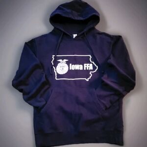 Iowa FFA Navy Blue Hoodie